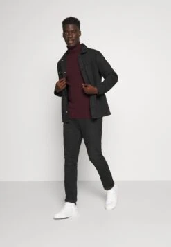 Pier One Muscle Fit Turtle - Trui - Mottled Bordeaux -ZALANDO WINKEL 986d5767f9c34112921f8a40cd6998a3