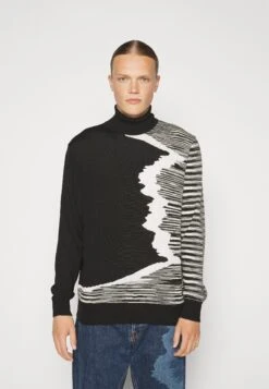 Missoni Roll Neck - Trui - Black/White -ZALANDO WINKEL 98990a60022b42c4ba5d1595e7eb9f80