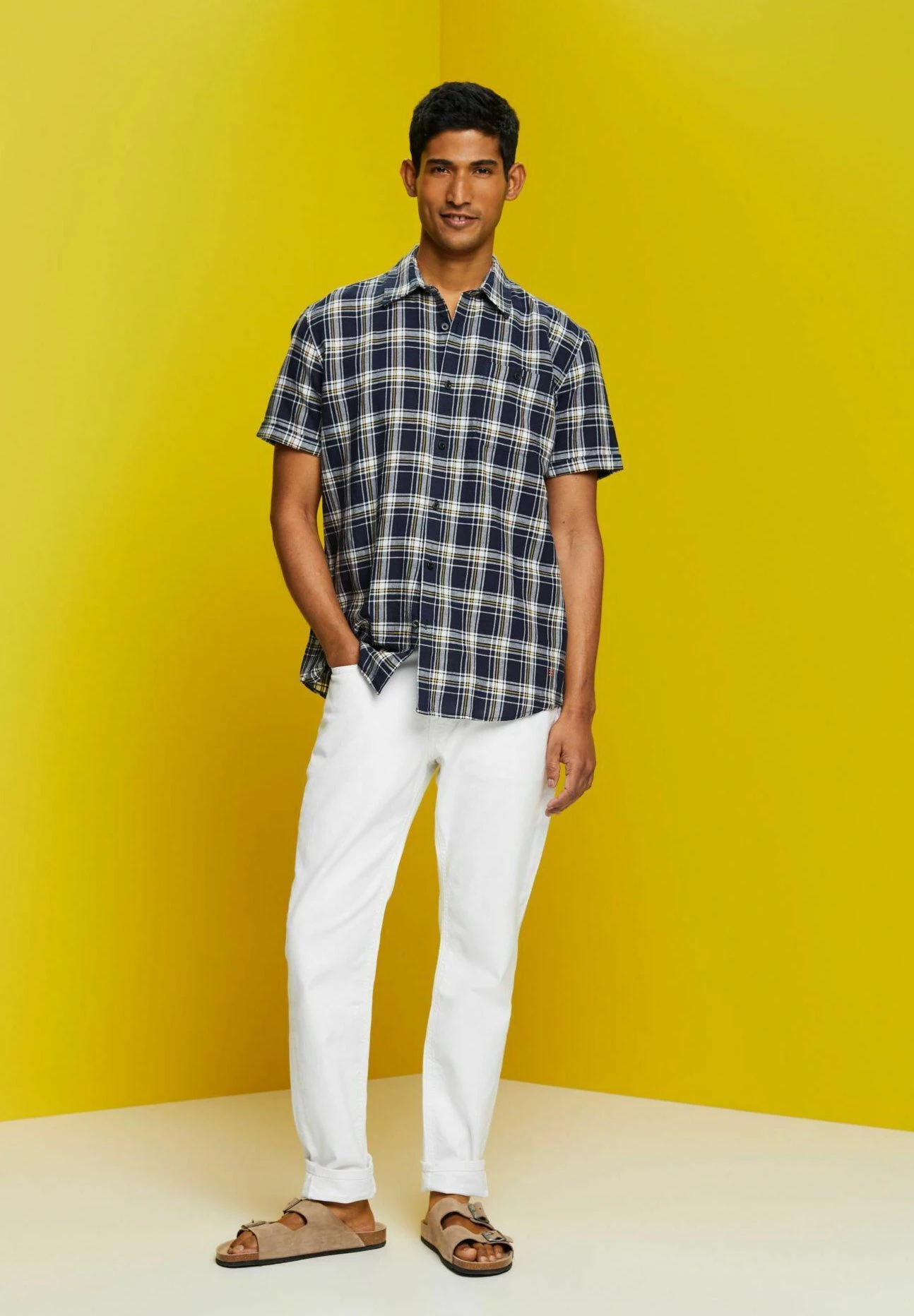 ESPRIT Overhemd - Navy 5 ESPRIT Overhemd - Navy - Afbeelding 3