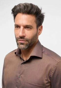 Eterna Pinpoint Comfort- Zakelijk Overhemd - Kakao -ZALANDO WINKEL 9918cf59d6264f368acdeae4c12747b2