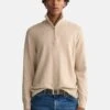 Gant Flamme Half-Zip- Trui - Dry Sand -ZALANDO WINKEL 996dcfccd479403b84aee90b785b7c03