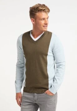 Trui - Militär Oliv Hellblau