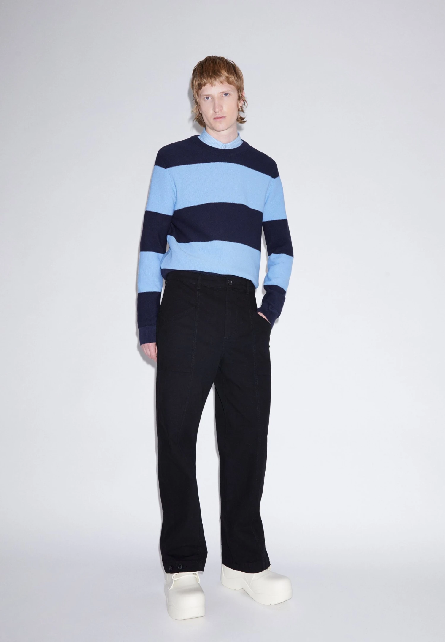 Armedangels Graanio- Trui - Night SkyIceberg Blue 7 Armedangels Graanio- Trui - Night SkyIceberg Blue - Afbeelding 5