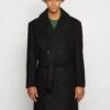 New Belted Coat - Mantel - Black -ZALANDO WINKEL 99f5bf3a962b45b0b697831289ac0aed