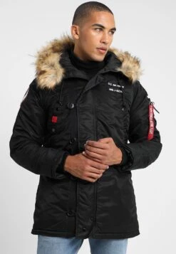 Alpha Industries Airborne - Winterjas - Black -ZALANDO WINKEL 9a5a2ea5af9d4129b235e5067d838800