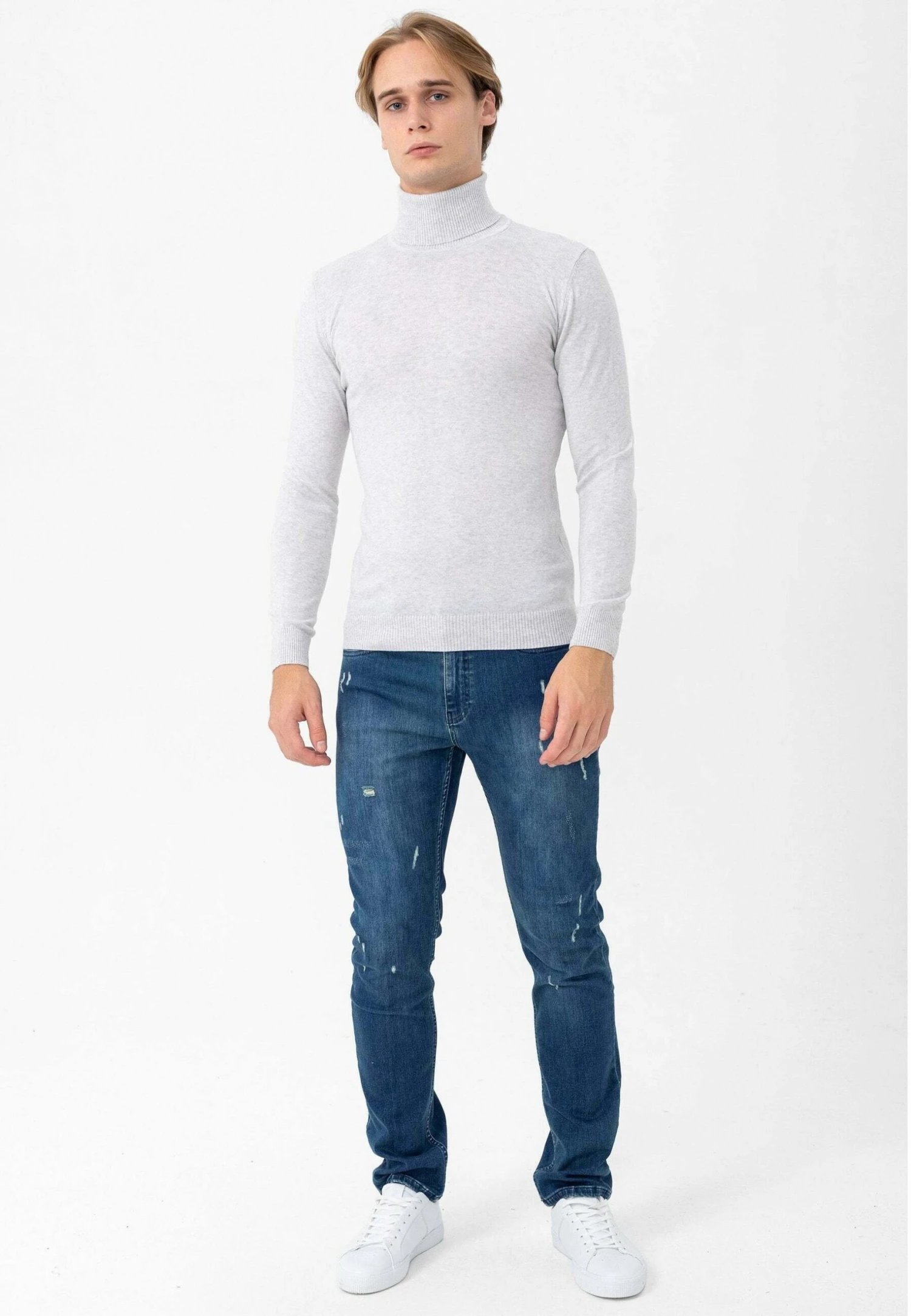 Trui - Grey Melange 4 Trui - Grey Melange - Afbeelding 2