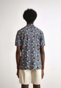Scalpers Print Beagle- Overhemd - Navy 7 Scalpers Print Beagle- Overhemd - Navy -ZALANDO WINKEL 9b3d919aab78470ebb193baccae31a24
