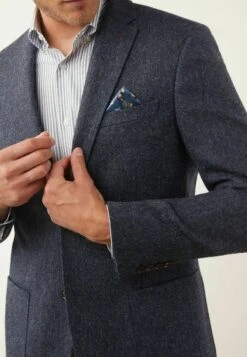 Next Signature Moons British Textured With Elbow Patches- Blazer - Blue -ZALANDO WINKEL 9b802877f38c4d94999bc0e4fa33ead0