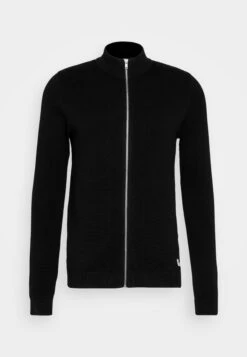 Jack & Jones Jjhill High Neck Cardigan - Vest - Black -ZALANDO WINKEL 9bfc177d015940bb9aa462c54abf0962