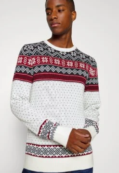 Lindbergh O-Neck Xmas - Trui - Cream White -ZALANDO WINKEL 9c4c1e798d90498c9018dbcc5448b8e1