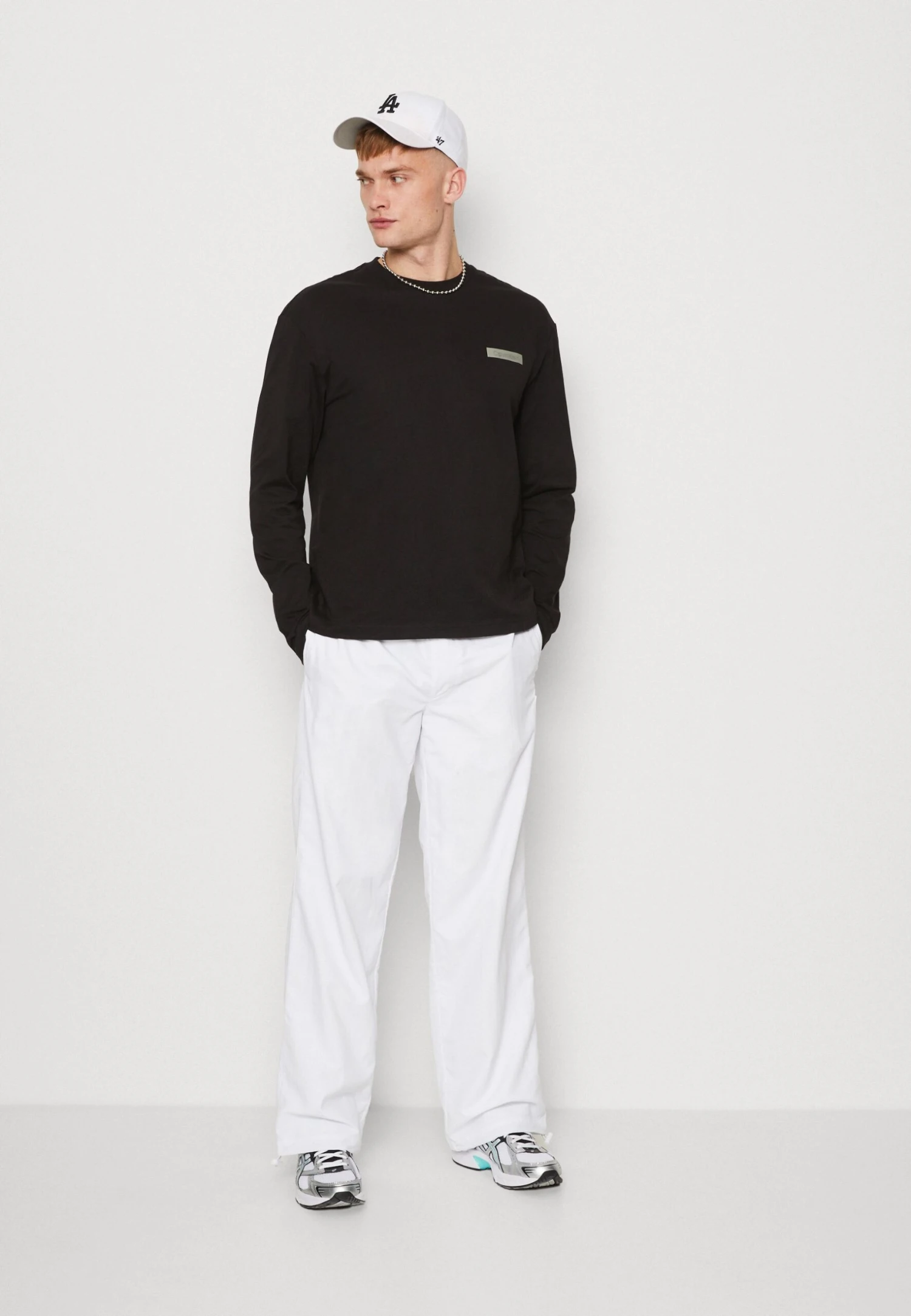 Calvin Klein Jeans Soft Touch Pant - Broek - Bright White 4 Calvin Klein Jeans Soft Touch Pant - Broek - Bright White - Afbeelding 2