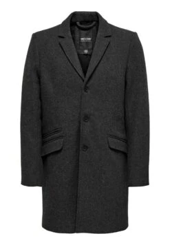 Only & Sons Halflange Jas - Dark Grey Melange -ZALANDO WINKEL 9ddc73fa763543bd9f5b39efda27addc