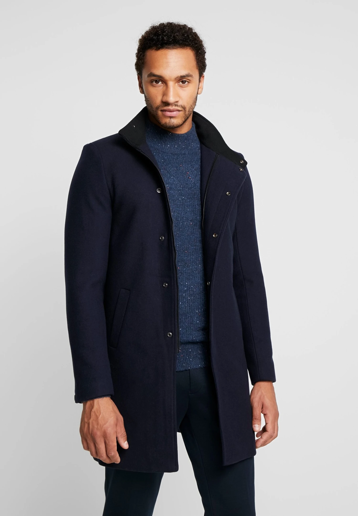 Only & Sons Onsoscar Coat - Mantel - Night Sky 3 Only & Sons Onsoscar Coat - Mantel - Night Sky