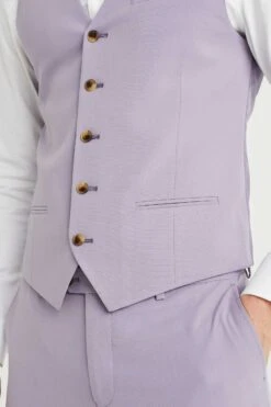 WE FASHION Slim FitMet Stretch - Gilet - Violet -ZALANDO WINKEL a12fe0626a734bc8ba53f0515dd8d439