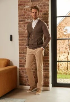 Hackett London Safari Hybrid Card - Vest - Taupe