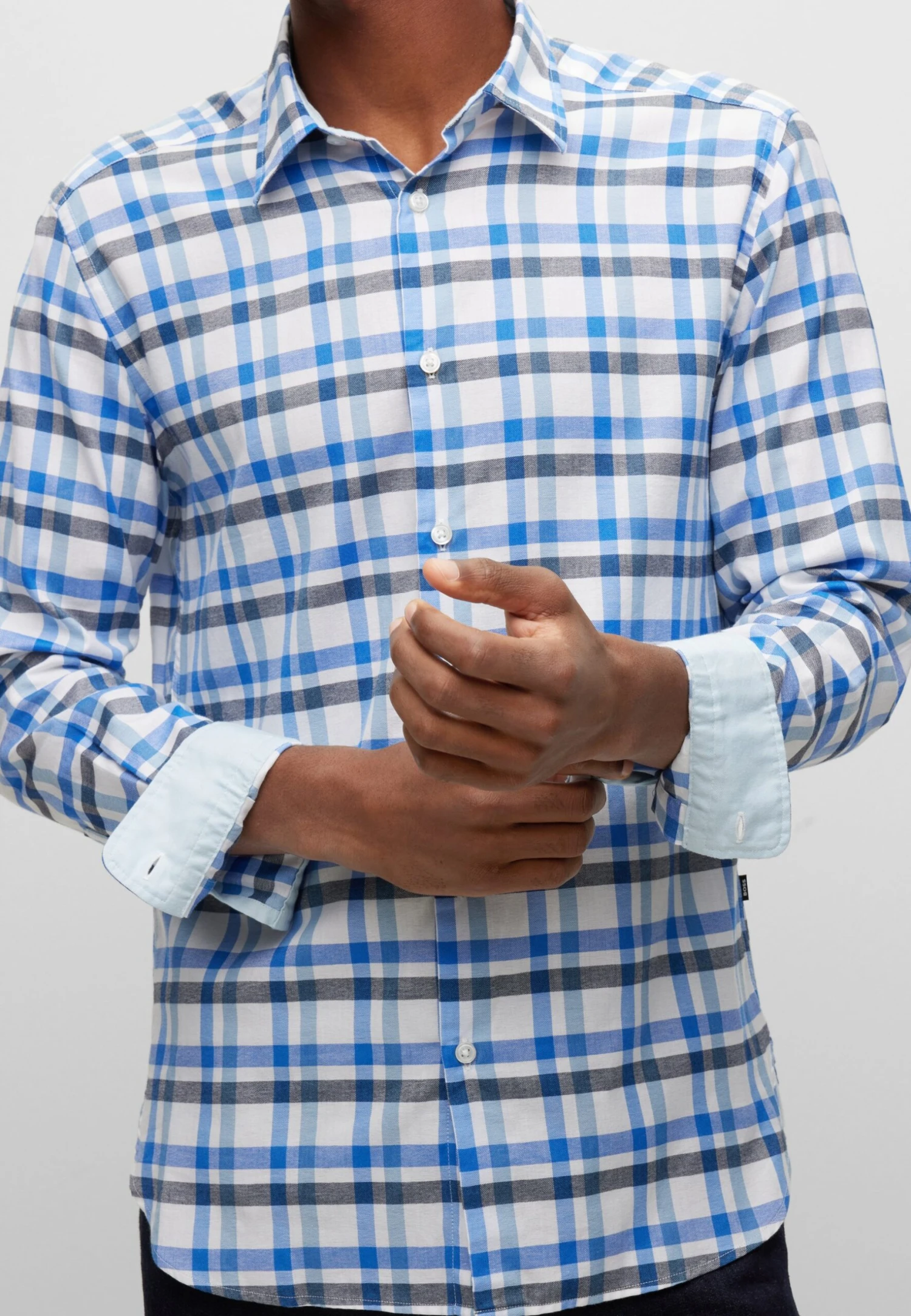 Boss Liam - Overhemd - Blue Two 6 Boss Liam - Overhemd - Blue Two - Afbeelding 4