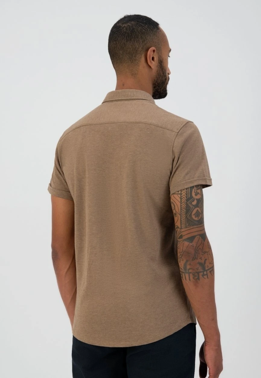 Overhemd - Dessert Brown 4 Overhemd - Dessert Brown - Afbeelding 2