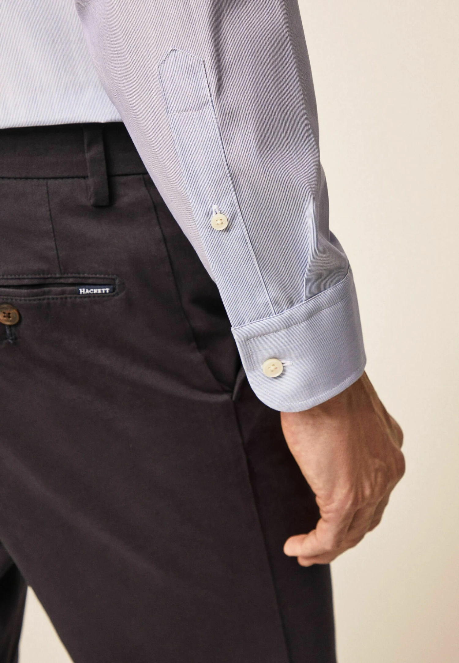 Hackett London Fine Str - Zakelijk Overhemd - Blue/White 7 Hackett London Fine Str - Zakelijk Overhemd - Blue/White - Afbeelding 5