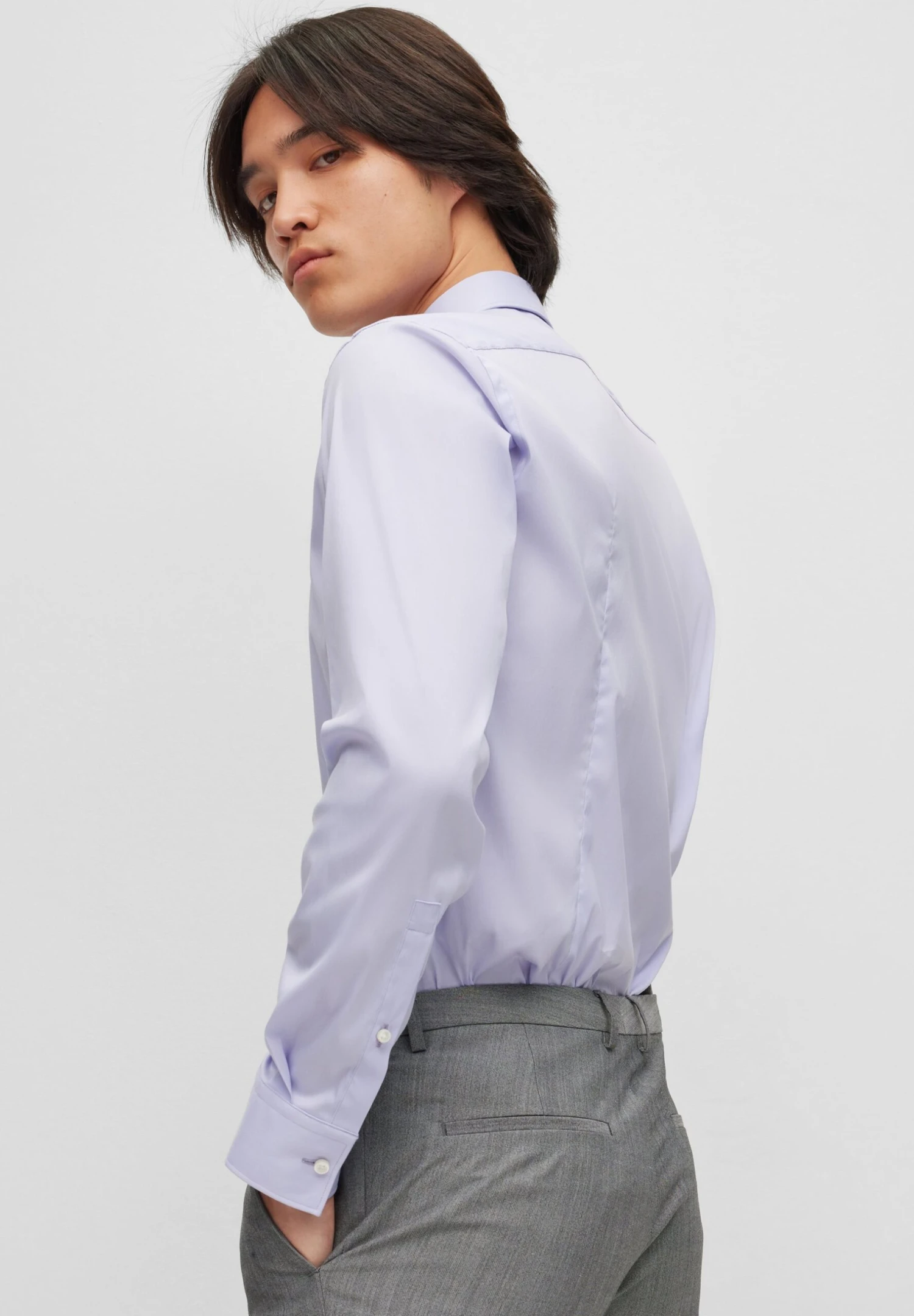 Hugo Kenno - Overhemd - Light Purple Five 7 Hugo Kenno - Overhemd - Light Purple Five - Afbeelding 5