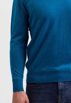 V-Ausschnitt- Trui - Mykonos Blau -ZALANDO WINKEL a41dee29603c46839d1cfdc09f42e166