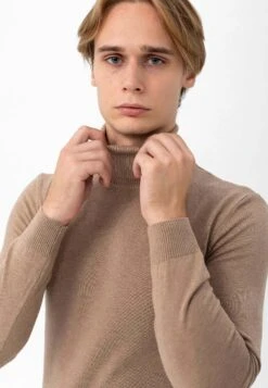 Regular Fit - Trui - Camel Melange -ZALANDO WINKEL a4675a8fc1e54945bf20038c2a76e653