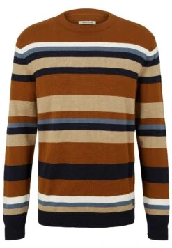 Tom Tailor Mit Streifenmuster - Trui - Sand Brown Navy Stripe -ZALANDO WINKEL a52539453765406a8e3f518fcdf71083