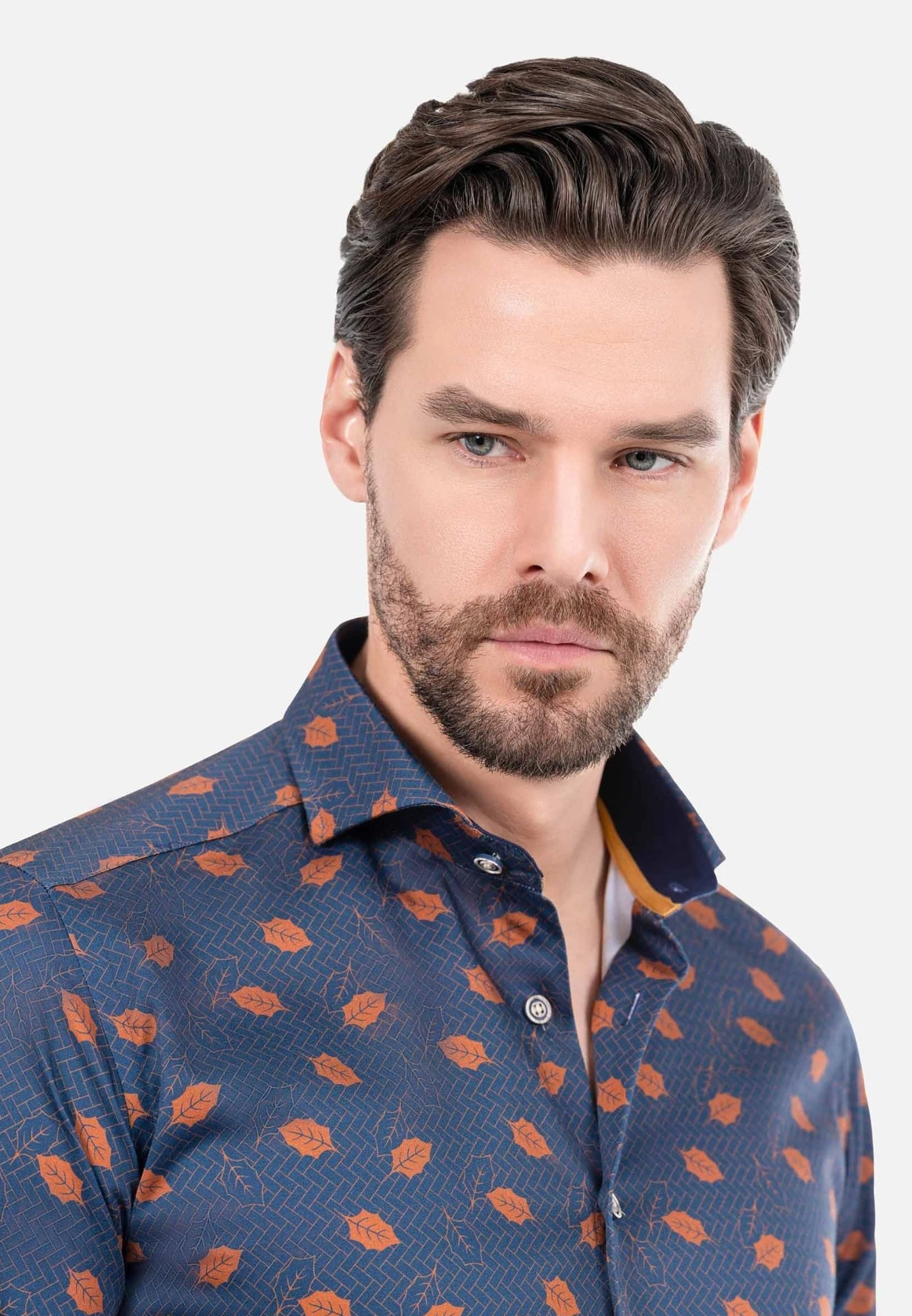 Lange Mouw Rathmore - Overhemd - Navy 4 Lange Mouw Rathmore - Overhemd - Navy - Afbeelding 2