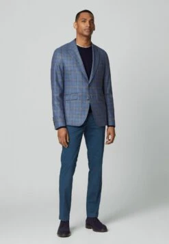 Hackett London Wl Check - Blazer - Blue/Grey -ZALANDO WINKEL a5a8aab837284639a4d0f4a1386f16c6