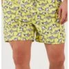 Slim Fit - Zwemshorts - Yellow