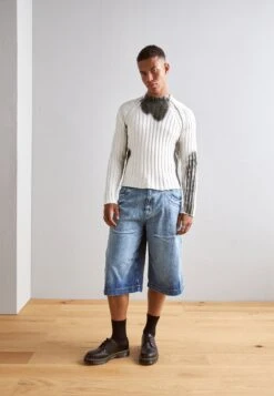 Jaded London Dyed Asymmetric Zip - Trui - White -ZALANDO WINKEL a662e78405d4404a8c6723c770c9ca6e