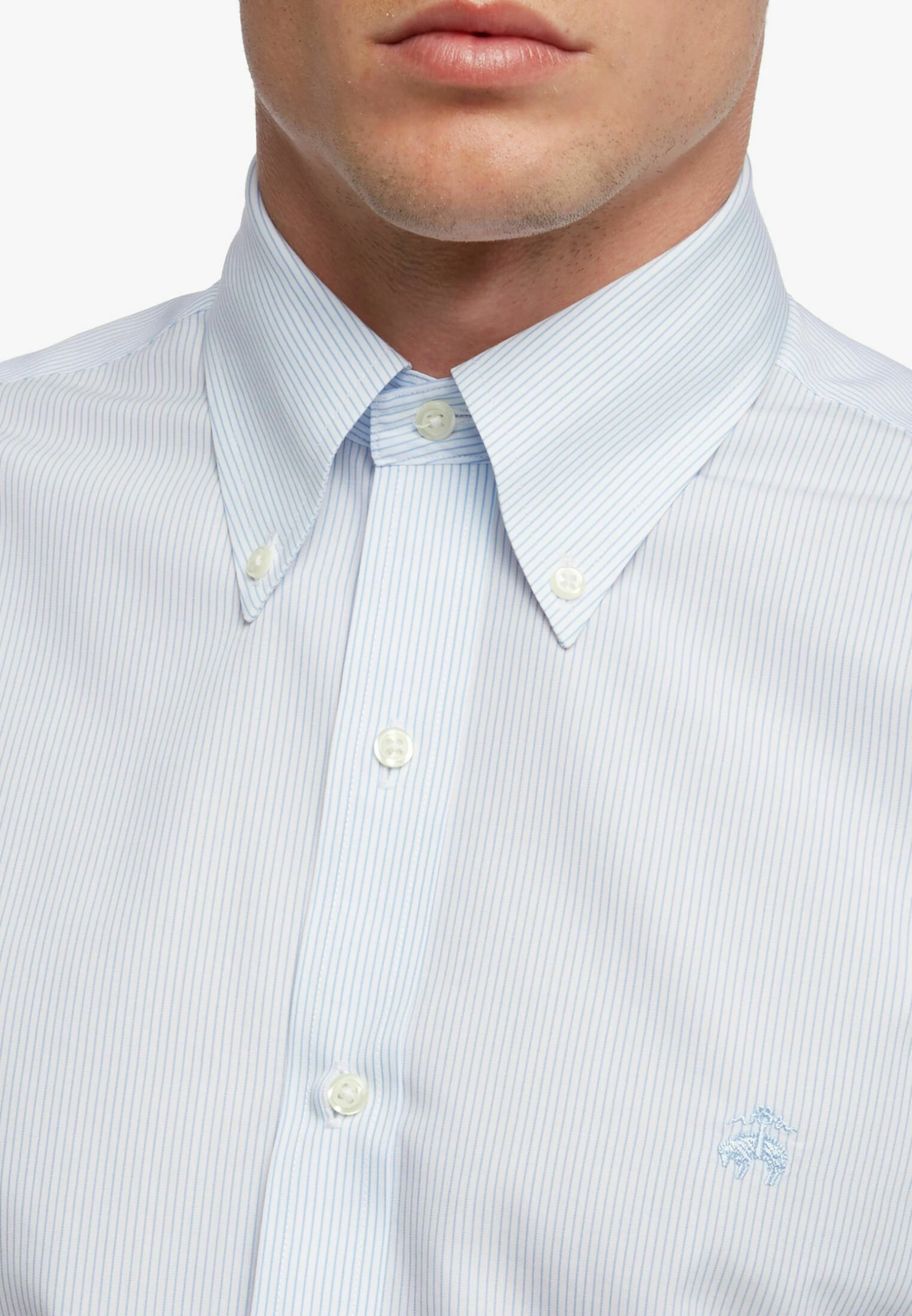 Regular Fit Supima - Overhemd - Blue 4 Regular Fit Supima - Overhemd - Blue - Afbeelding 2