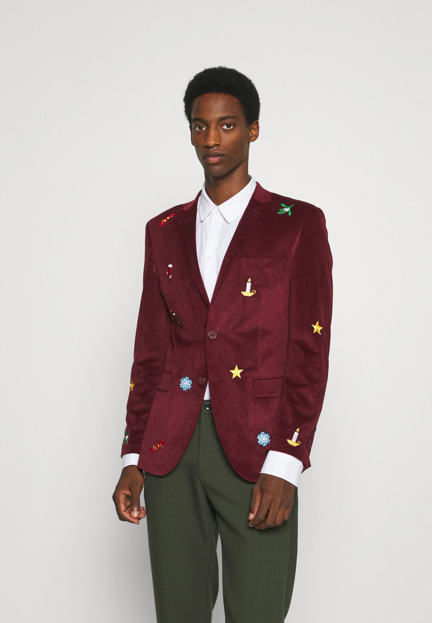 Opposuits ChristmasX Mas Icons - Blazer - Red 3 Opposuits ChristmasX Mas Icons - Blazer - Red