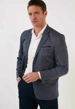 Slim Fit - Blazer - Light Navy Blue -ZALANDO WINKEL a9592318939c4d519b4fdd199e2b2671