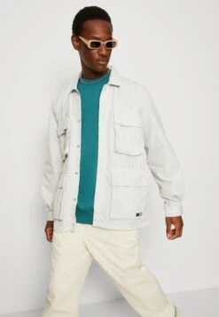 Edwin Survival Jacket - Parka - Light Grey/Off-White -ZALANDO WINKEL a9a46fe5b5dc4a029bd12b4c20300db2