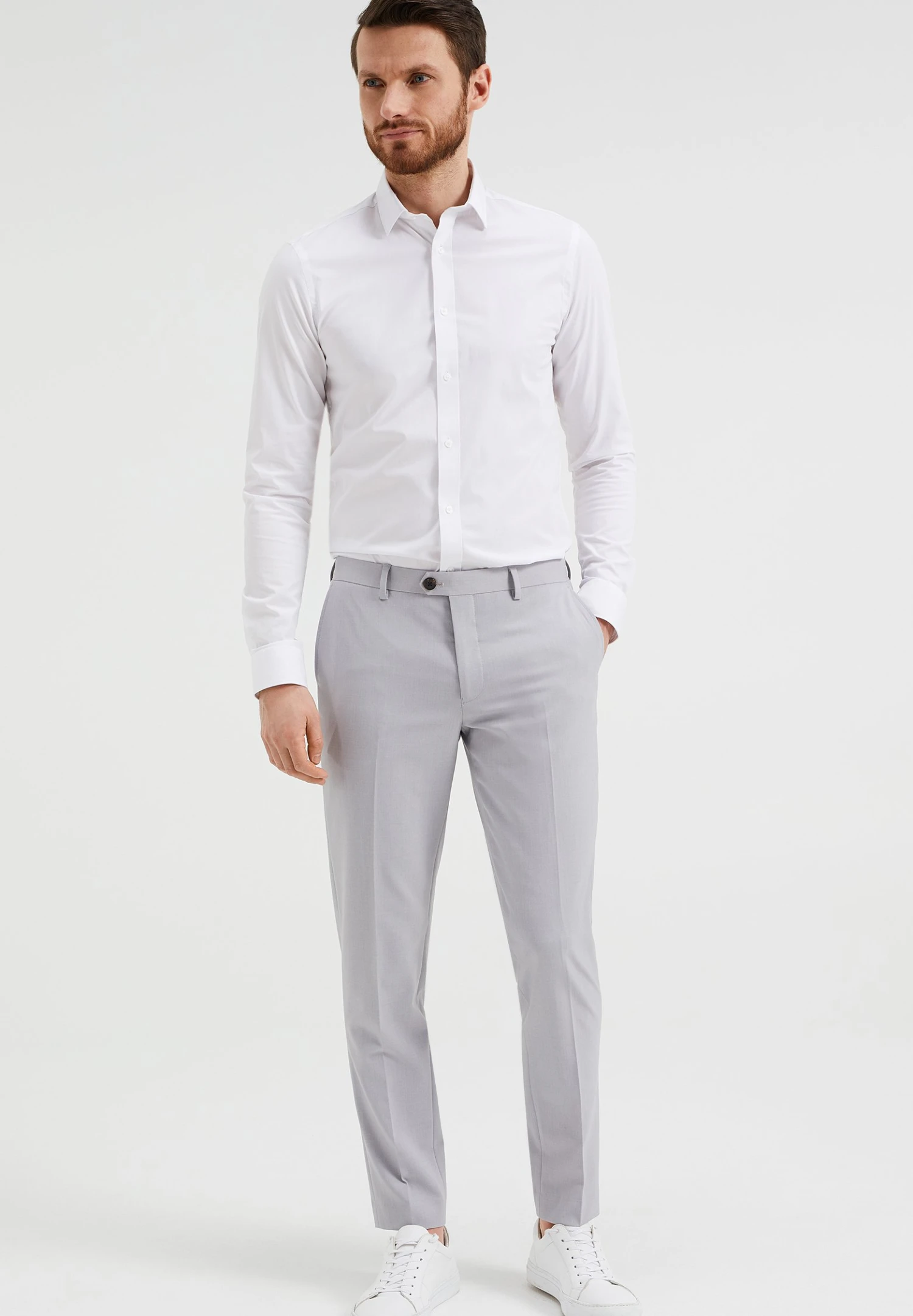 WE FASHION Taro - Pantalon - Grey 4 WE FASHION Taro - Pantalon - Grey - Afbeelding 2