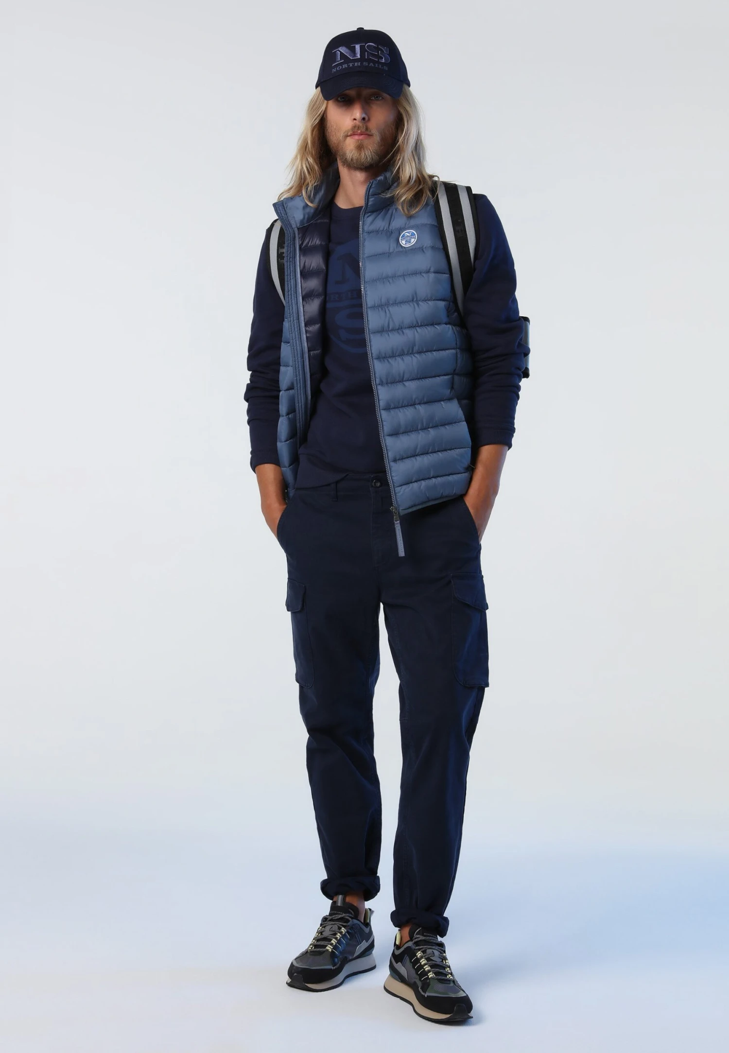 North Sails Gabardine- Cargobroek - Navy Blue 4 North Sails Gabardine- Cargobroek - Navy Blue - Afbeelding 2