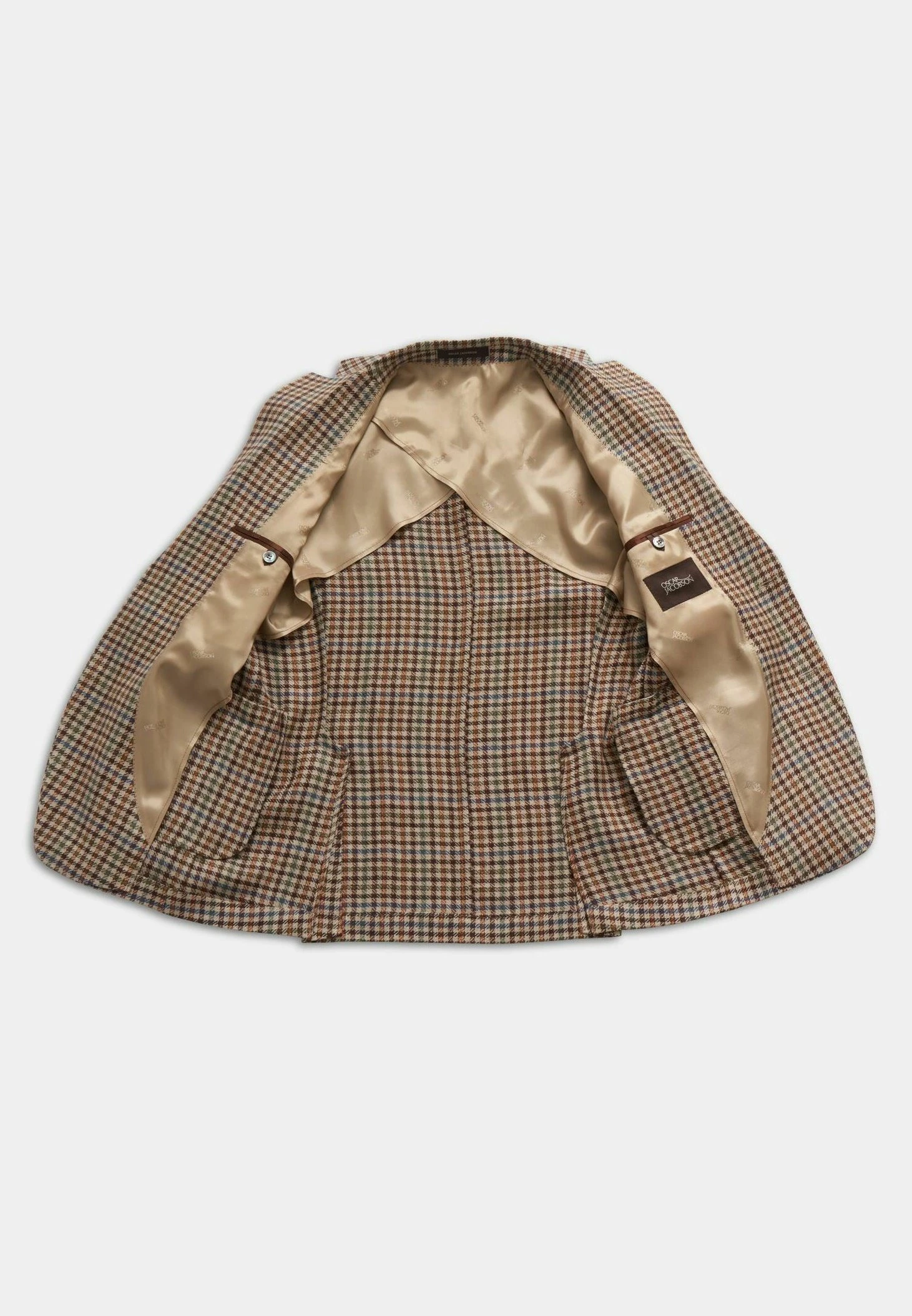 Oscar Jacobson Ferry Soft- Blazer - Brown Plaice 5 Oscar Jacobson Ferry Soft- Blazer - Brown Plaice - Afbeelding 3