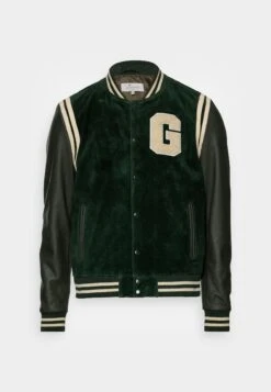 Goosecraft Melrose - Leren Jas - Mil/Green