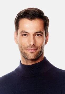 Vincenzo Boretti Pullover Tailliert Stehkragen - Trui - Dunkelblau -ZALANDO WINKEL acc3e66b5dc04c3aa51366b8da939c91