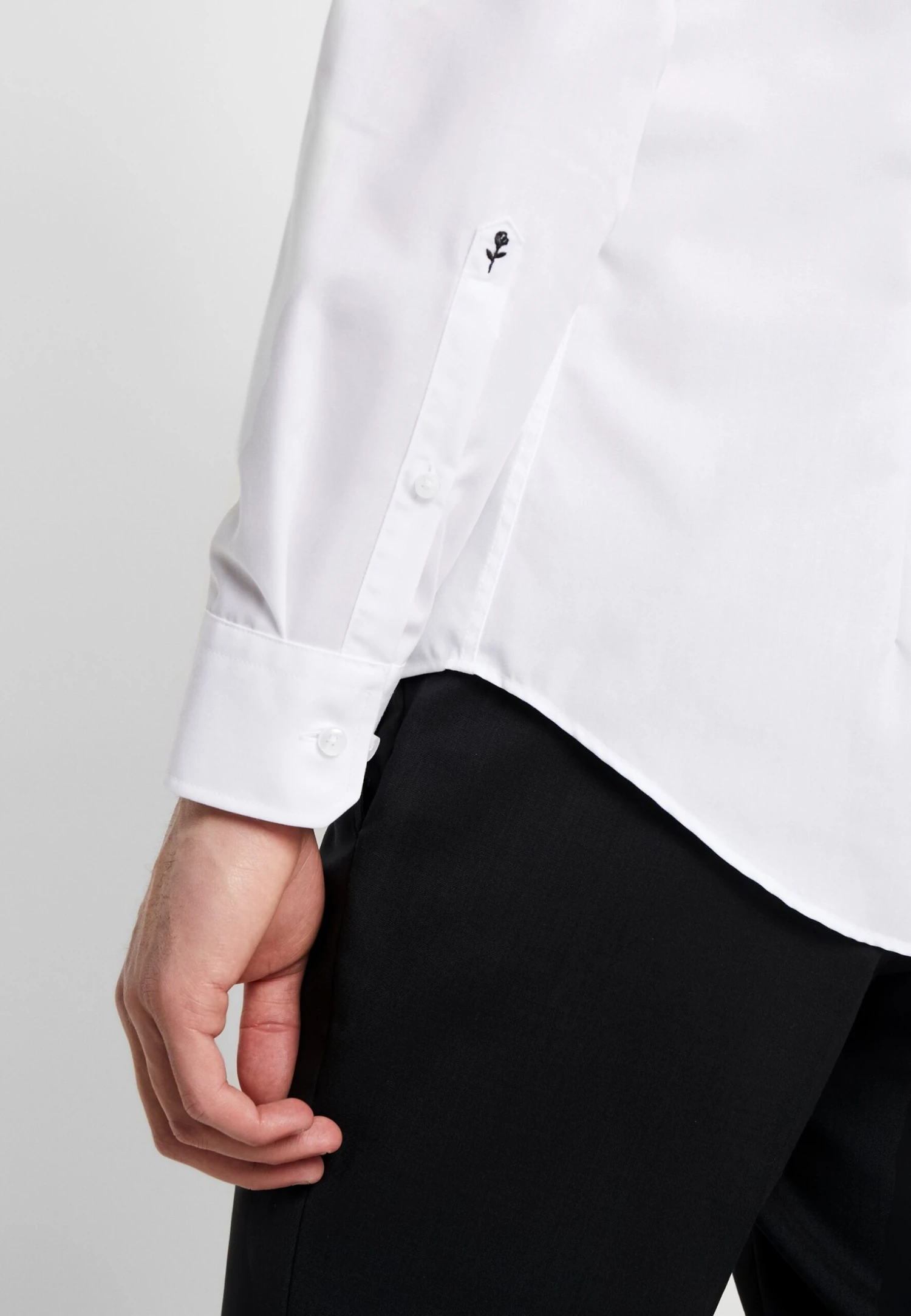 Seidensticker Slim Fit Spread Kent Patch - Zakelijk Overhemd - White 6 Seidensticker Slim Fit Spread Kent Patch - Zakelijk Overhemd - White - Afbeelding 4