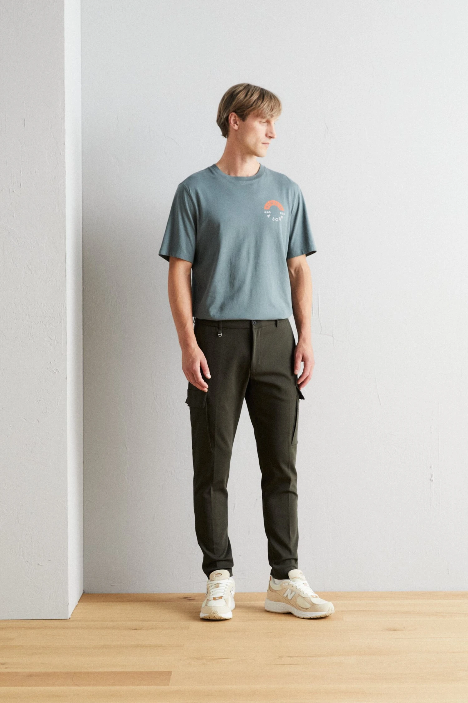 Antony Morato Bjorn In Stretch - Cargobroek - Dark Military Green 4 Antony Morato Bjorn In Stretch - Cargobroek - Dark Military Green - Afbeelding 2