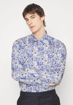 ETON Slim Fit Signature Twill - Overhemd - Mid Blue -ZALANDO WINKEL ae9d52d0a3e24a37a3c86323e294de70