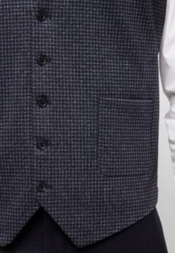 Lindbergh Houndtooth Waistcoat - Bodywarmer - Navy -ZALANDO WINKEL aece7726b6fc476086b319412804f1d0