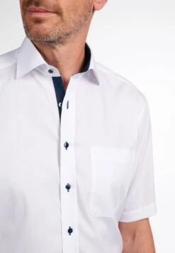 Eterna Kurzarm Comfort Fit Pinpoint- Zakelijk Overhemd - Weiß -ZALANDO WINKEL af19bcddd6384cda836f69b1bd21923b