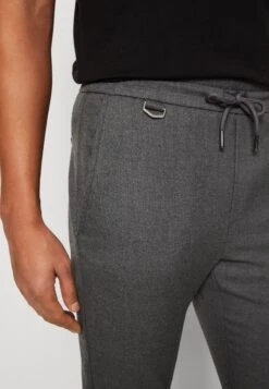 Only & Sons Onslinus Tap Crop Pant - Broek - Medium Grey Melange -ZALANDO WINKEL afe5fb1d456f4418ba8327220670488b