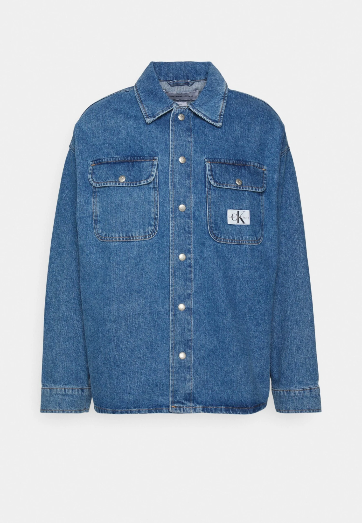 Calvin Klein Jeans Boxy Loose Shirt - Overhemd - Light-Blue Denim 7 Calvin Klein Jeans Boxy Loose Shirt - Overhemd - Light-Blue Denim - Afbeelding 5