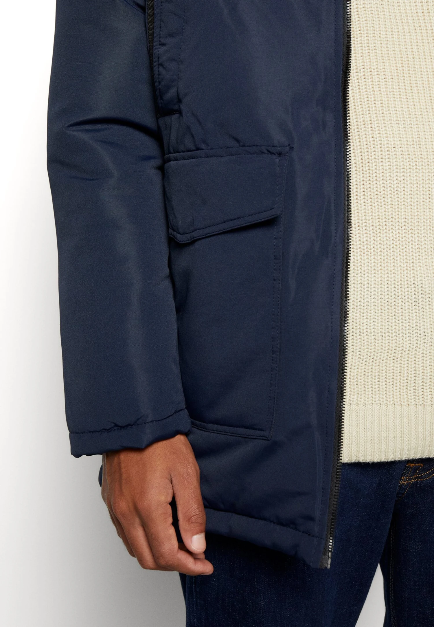 Jack & Jones Jjecraft- Winterjas - Navy Blazer 9 Jack & Jones Jjecraft- Winterjas - Navy Blazer - Afbeelding 7