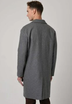 Mantel - Anthracite -ZALANDO WINKEL b1b108a94b5d4bbd94372f878e3a6eee