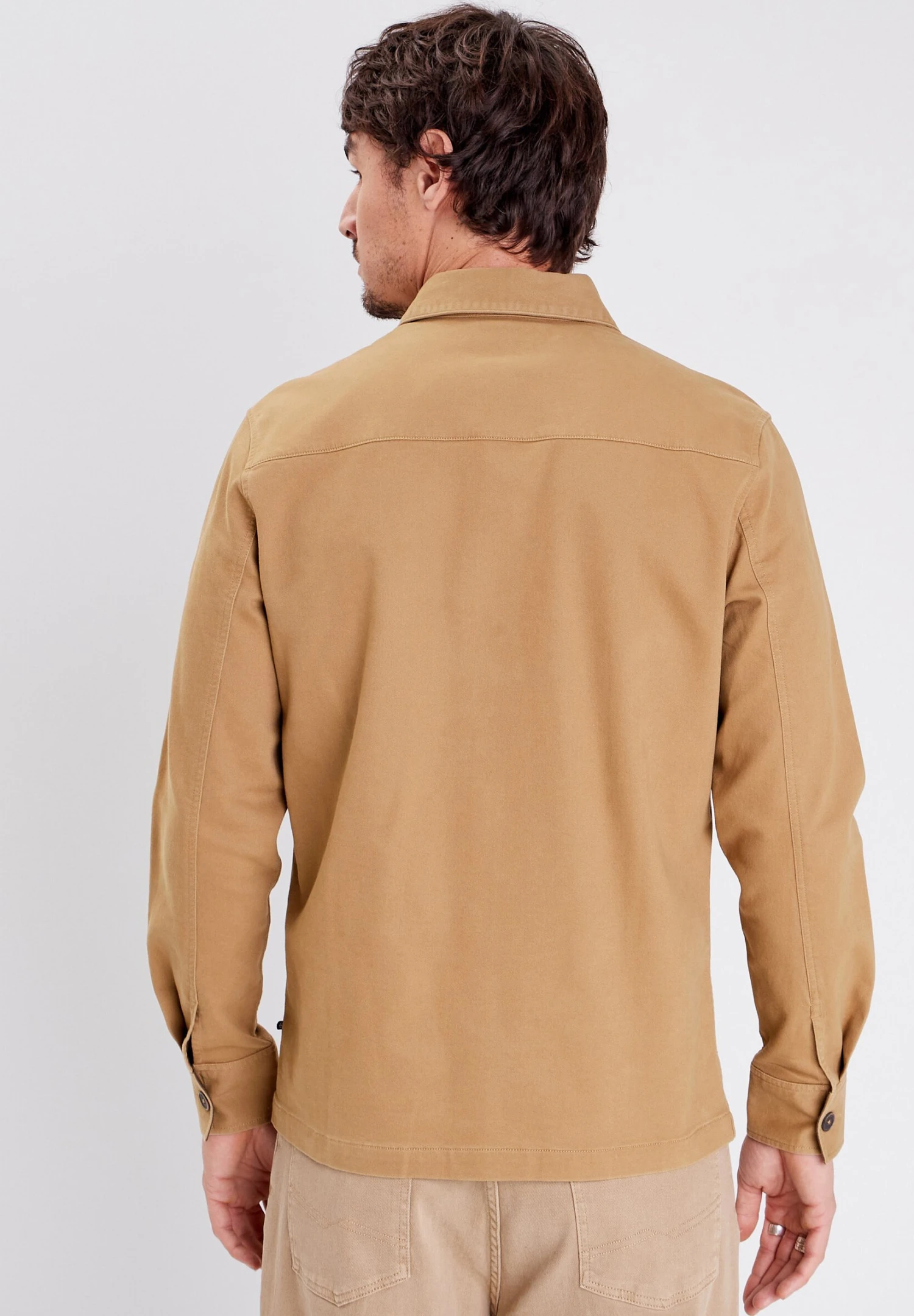 Mit Langen Ärmeln - Overhemd - Camel 5 Mit Langen Ärmeln - Overhemd - Camel - Afbeelding 3