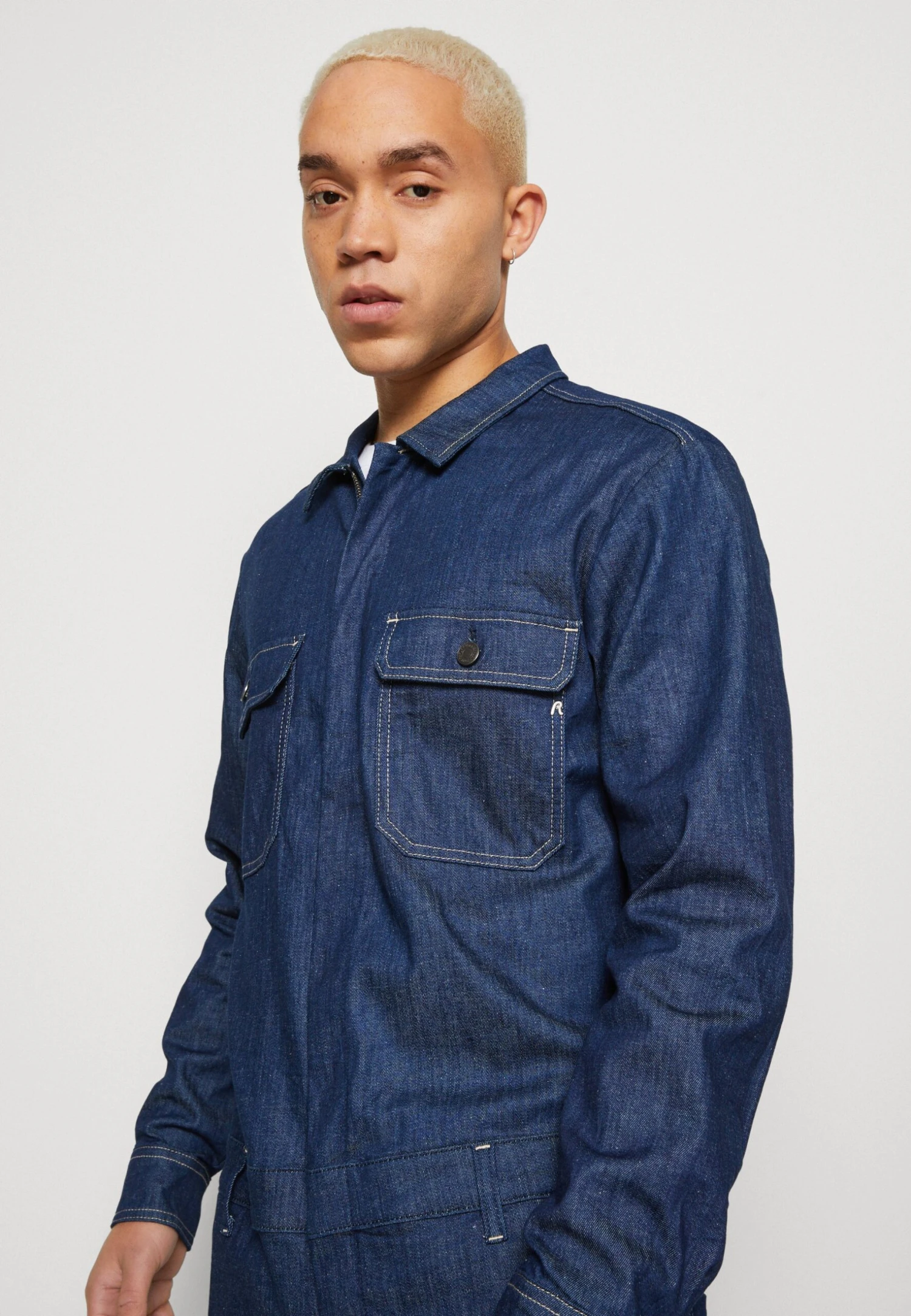 Replay Pants Xlite Plus - Jumpsuit - Dark Blue 6 Replay Pants Xlite Plus - Jumpsuit - Dark Blue - Afbeelding 4